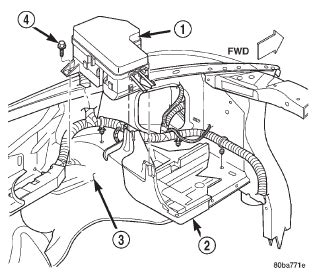 2000 dodge durango power distribution box under the hood diagram|Dodge Durango power distribution installation.